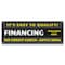 Signmission Financing Available Here No Credit Check Apply Now Banner Concession Stand Food Truck Single Sided B-30058 - alternate 1